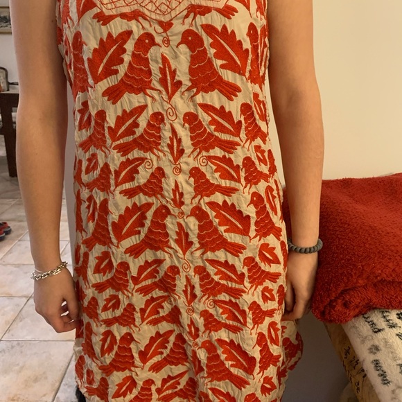 Juicy Couture woman’s little short summer dress with stitched birds - Picture 2 of 15